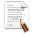 📝 Emoji Papier und Bleistift Samsung Experience 9.1.