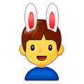 👯‍♂️ Emoji Hombres Con Orejas De Conejo en Samsung Experience 9.1.