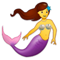 Emoji 🧜 Sirena su Samsung Experience 9.1.
