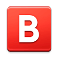 🅱️ Emoji Großbuchstabe B in rotem Quadrat Samsung Experience 9.1.