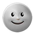 Emoji 🌚 Faccina Luna Nuova su Samsung Experience 9.1.