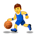 Emoji ⛹️ Persona Che Fa Rimbalzare Una Palla su Samsung Experience 9.1.
