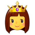 Émoji 👸 Princesse sur Samsung Experience 9.1.