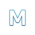 🇲 Emoji Indicador regional Símbolo Letra M Samsung Experience 9.1.