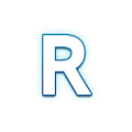 Emoji 🇷 Lettera simbolo indicatore regionale R su Samsung Experience 9.1.