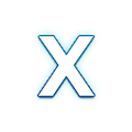 Émoji 🇽 Symbole indicateur régional lettre X sur Samsung Experience 9.1.