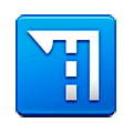 Emoji ⛠ Entrata limitata a sinistra -1 su Samsung Experience 9.1.