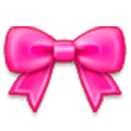 🎀 Emoji pinke Schleife Samsung Experience 9.1.