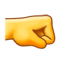 Emoji 🤜 Pugno A Destra su Samsung Experience 9.1.