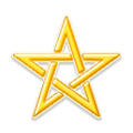 ⛥ Emoji Pentagrama girado a la derecha en Samsung Experience 9.1.