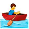 Emoji 🚣 Persona In Barca A Remi su Samsung Experience 9.1.