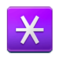 Émoji ⚹ Sextile sur Samsung Experience 9.1.