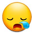 😪 Emoji Rosto Sonolento na Samsung Experience 9.1.