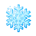 Emoji ❄️ Fiocco Di Neve su Samsung Experience 9.1.