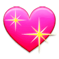 💖 Emoji Corazón Brillante en Samsung Experience 9.1.