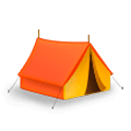 Émoji ⛺ Tente sur Samsung Experience 9.1.