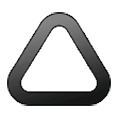 Emoji 🛆 Triangolo con gli angoli arrotondati su Samsung Experience 9.1.