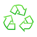 Émoji ♲ Symbole universel du recyclage sur Samsung Experience 9.1.