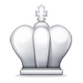 ♔ Emoji Rey del ajedrez blanco en Samsung Experience 9.1.