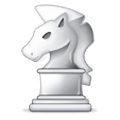 ♘ Emoji Weißes Schachpferd Samsung Experience 9.1.