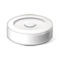 Emoji ⛀ Rotella bianca su Samsung Experience 9.1.