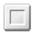 🔳 Emoji Botón Cuadrado Con Borde Blanco en Samsung Experience 9.1.