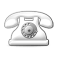 Emoji ☏ Telefono bianco su Samsung Experience 9.1.