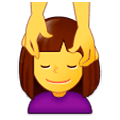 💆‍♀️ Emoji Mujer Recibiendo Masaje en Samsung Experience 9.1.