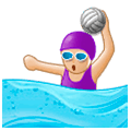 Émoji 🤽🏼‍♀️ Joueuse De Water-polo : Peau Moyennement Claire sur Samsung Experience 9.1.