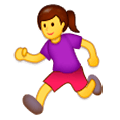 🏃‍♀️ Emoji Mujer Corriendo en Samsung Experience 9.1.