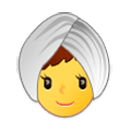 👳‍♀️ Emoji Frau mit Turban Samsung Experience 9.1.