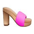 Emoji 👡 Sandalo Da Donna su Samsung Experience 9.1.
