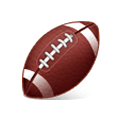 Emoji 🏈 Football Americano su Samsung Experience 9.5.