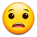 😧 Emoji qualvolles Gesicht Samsung Experience 9.5.