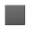 ◼️ Emoji mittelgroßes schwarzes Quadrat Samsung Experience 9.5.