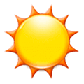 Emoji ☀️ Sole su Samsung Experience 9.5.
