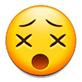 Emoji 😵 Faccina Frastornata su Samsung Experience 9.5.
