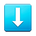 Émoji ⬇️ Flèche Bas sur Samsung Experience 9.5.