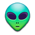 Émoji 👽 Alien sur Samsung Experience 9.5.