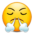 😤 Emoji Cara Resoplando en Samsung Experience 9.5.