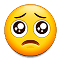 🥺 Emoji bettelndes Gesicht Samsung Experience 9.5.