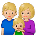 Emoji 👪🏼 Famiglia, Carnagione Abbastanza Chiara su Samsung Experience 9.5.