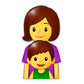 👩‍👦 Emoji Familia: Mujer Y Niño en Samsung Experience 9.5.