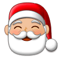 🎅🏼 Emoji Papai Noel: Pele Morena Clara na Samsung Experience 9.5.