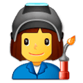 👩‍🏭 Emoji Operária na Samsung Experience 9.5.