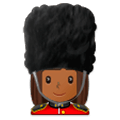 Emoji 💂🏽‍♀️ Guardia Donna: Carnagione Olivastra su Samsung Experience 9.5.