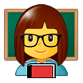 Emoji 👩‍🏫 Professoressa su Samsung Experience 9.5.