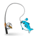 Emoji 🎣 Canna Da Pesca su Samsung Experience 9.5.