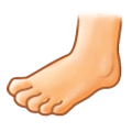 Emoji 🦶🏻 Piede: Carnagione Chiara su Samsung Experience 9.5.