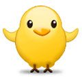 🐥 Emoji Pollito De Frente en Samsung Experience 9.5.